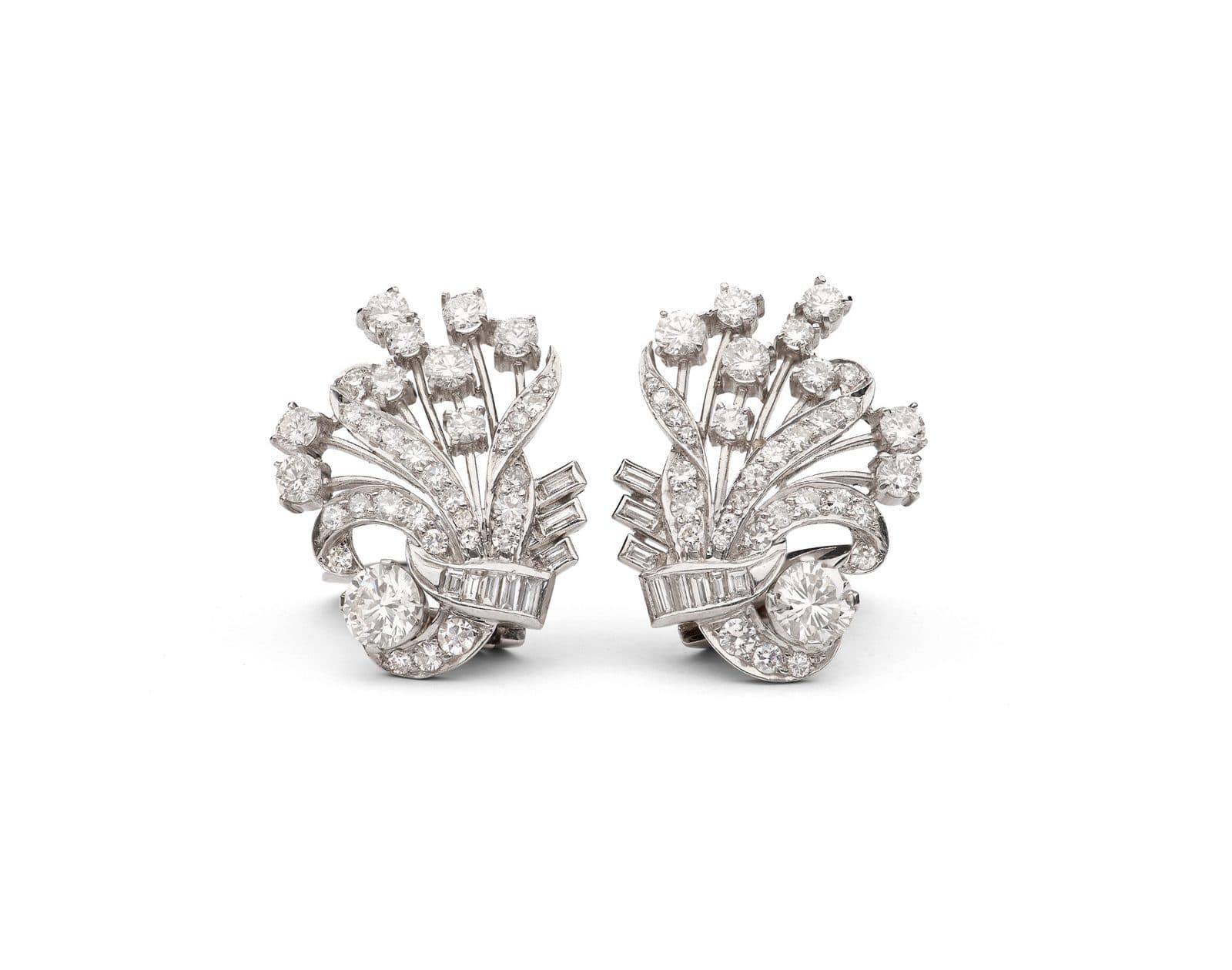 Platinum Diamond Earrings